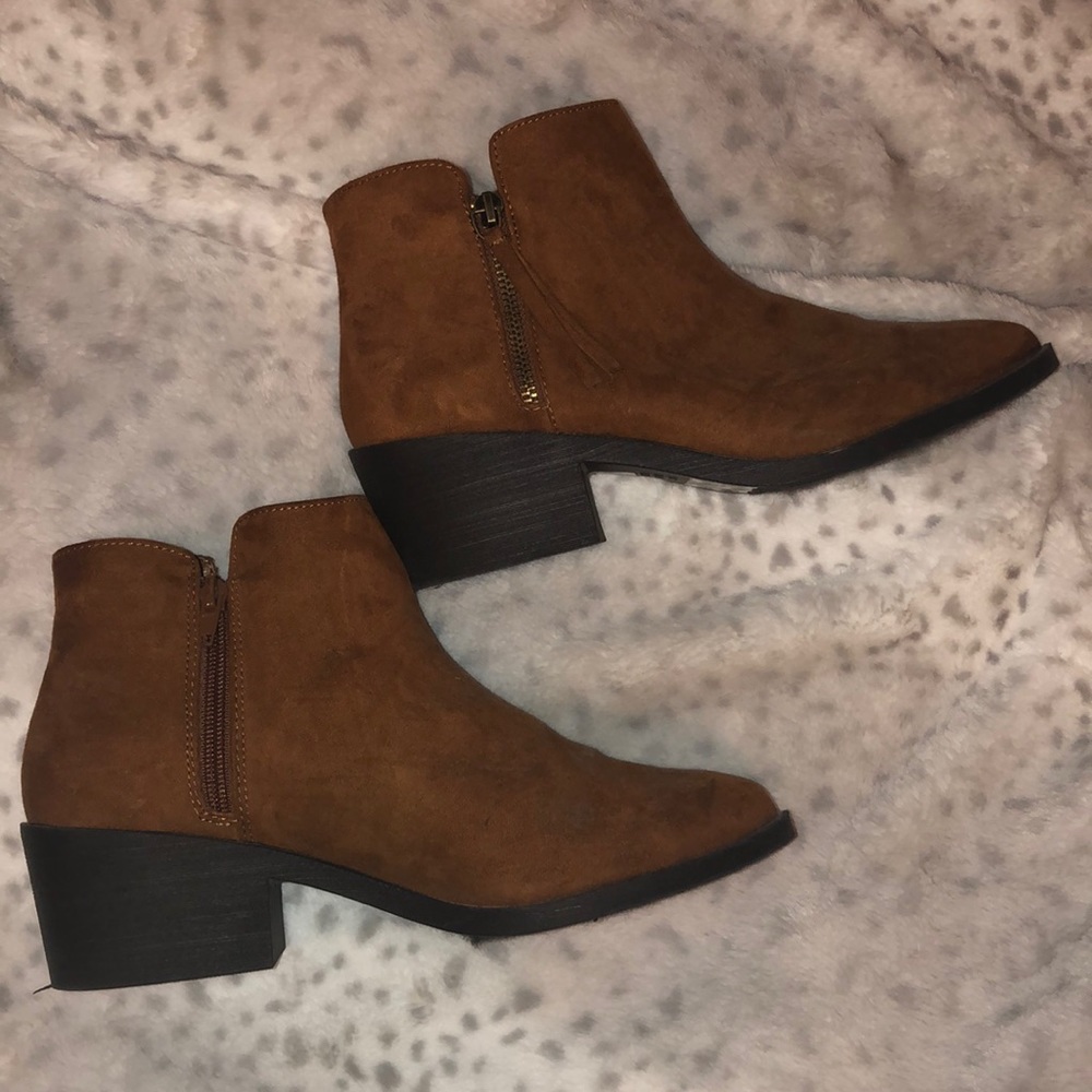 Wide fit booties